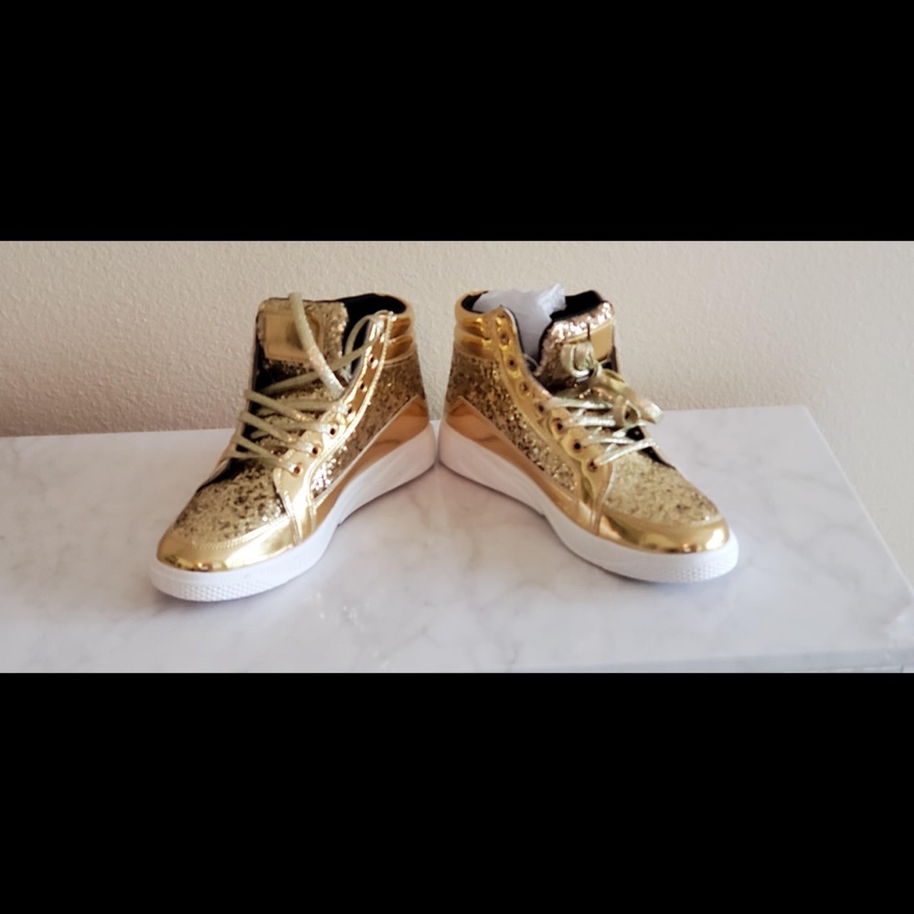 Gold Sneakers